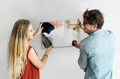 Tableau magnétique effaçable Un espace créatif pour présenter des photos