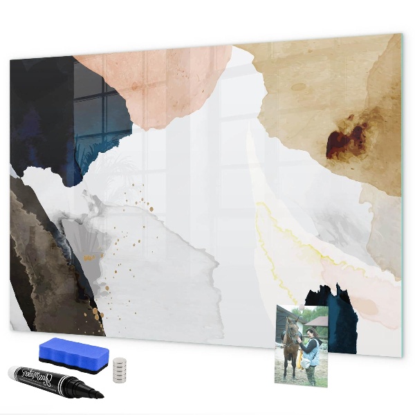 Tableau magnétique effaçable Un espace créatif pour présenter des photos