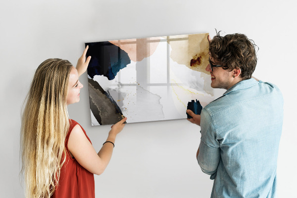 Tableau magnétique effaçable Un espace créatif pour présenter des photos