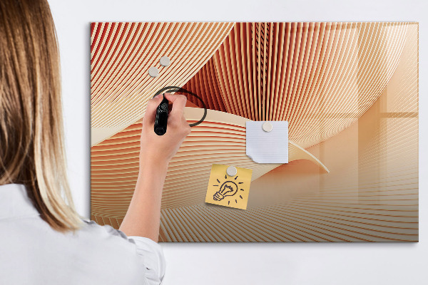 Tableau effaçable magnétique Panneau d'affichage photo moderne