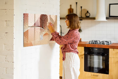 Tableau effaçable magnétique Panneau d'affichage photo moderne