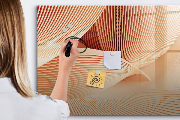 Tableau effaçable magnétique Panneau d'affichage photo moderne