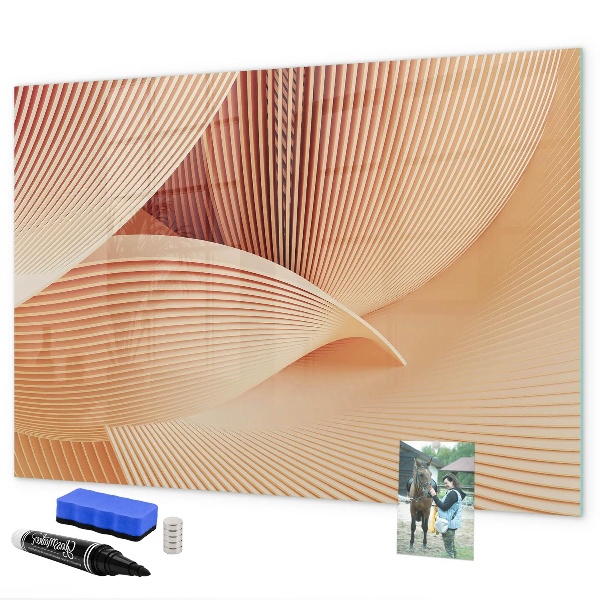 Tableau effaçable magnétique Panneau d'affichage photo moderne