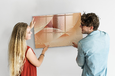 Tableau effaçable magnétique Panneau d'affichage photo moderne