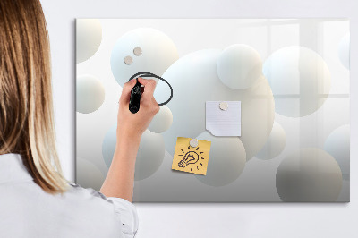 Tableau effaçable magnétique Espace pour les souvenirs et les notes
