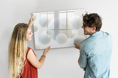 Tableau effaçable magnétique Espace pour les souvenirs et les notes