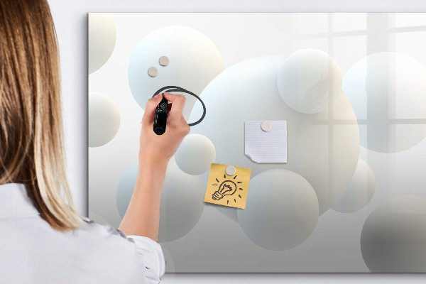 Tableau effaçable magnétique Espace pour les souvenirs et les notes