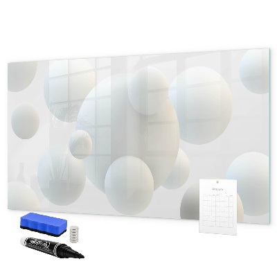 Tableau effaçable magnétique Espace pour les souvenirs et les notes