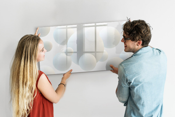 Tableau effaçable magnétique Espace pour les souvenirs et les notes