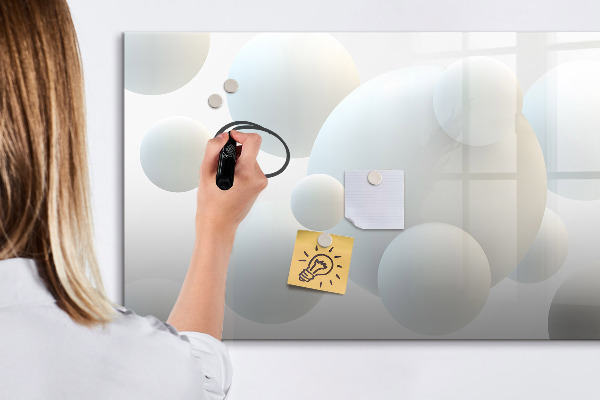 Tableau effaçable magnétique Espace pour les souvenirs et les notes