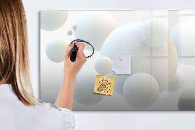 Tableau effaçable magnétique Espace pour les souvenirs et les notes