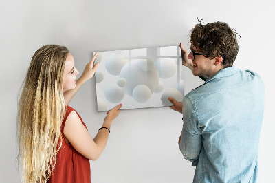 Tableau effaçable magnétique Espace pour les souvenirs et les notes