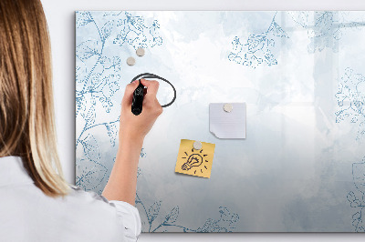 Tableau magnétique effaçable Espace pour les souvenirs et les notes