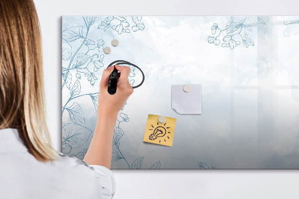 Tableau magnétique effaçable Espace pour les souvenirs et les notes