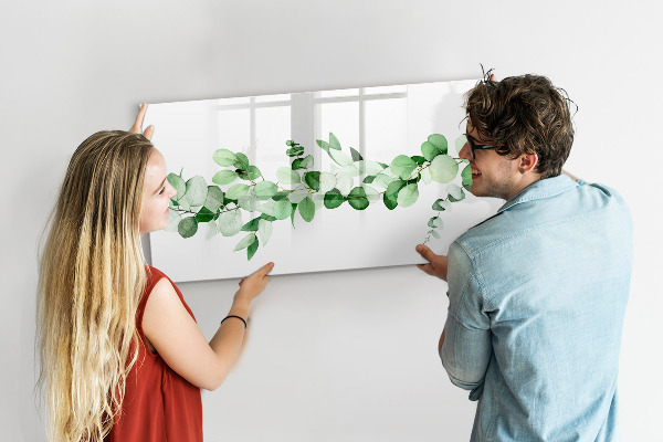 Tableau effaçable magnétique Tableau vert pour photos et notes