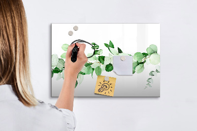 Tableau effaçable magnétique Tableau vert pour photos et notes