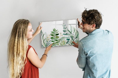 Tableau magnétique effaçable Tableau vert pour les notes et les photos