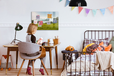 Tableau effaçable magnétique Un espace créatif pour mettre en valeur vos souvenirs