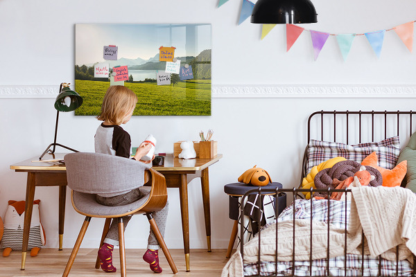 Tableau effaçable magnétique Un espace créatif pour mettre en valeur vos souvenirs