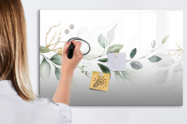 Tableau magnétique effaçable Tableau élégant pour photos et notes