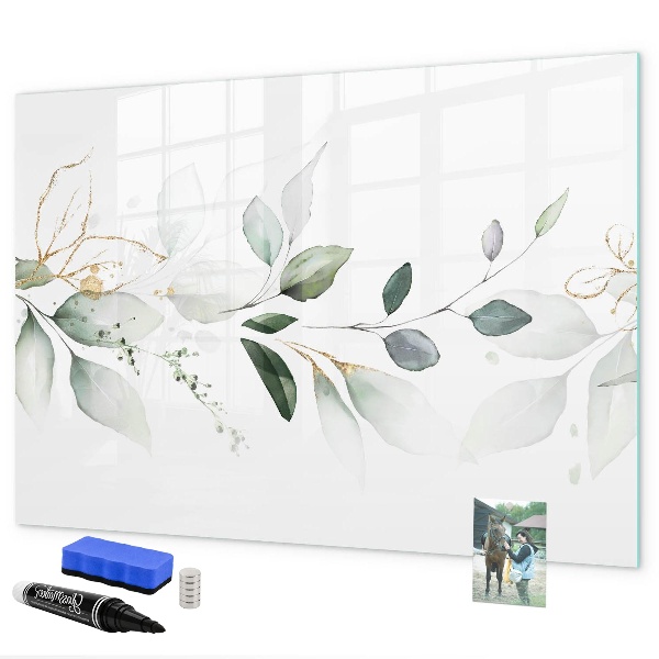 Tableau magnétique effaçable Tableau élégant pour photos et notes
