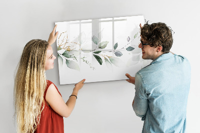 Tableau magnétique effaçable Tableau élégant pour photos et notes