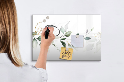 Tableau magnétique effaçable Tableau élégant pour photos et notes
