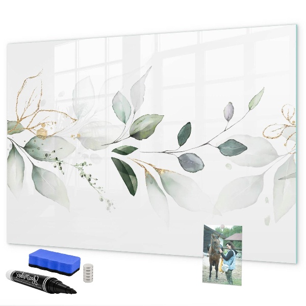 Tableau magnétique effaçable Tableau élégant pour photos et notes