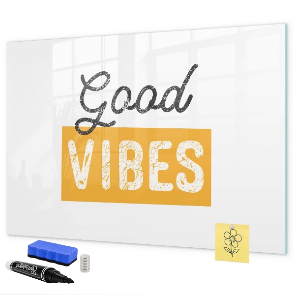 Tableau effaçable magnétique Des ondes positives et des souvenirs