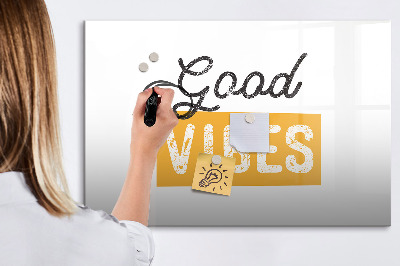 Tableau effaçable magnétique Des ondes positives et des souvenirs