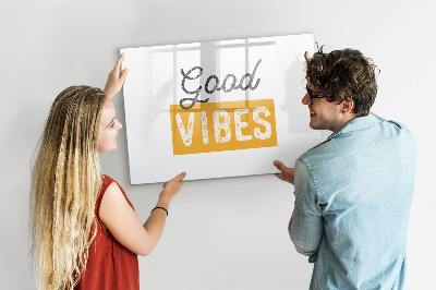 Tableau effaçable magnétique Des ondes positives et des souvenirs