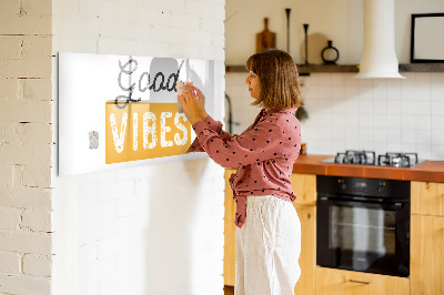 Tableau effaçable magnétique Des ondes positives et des souvenirs