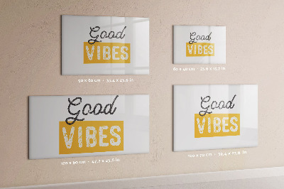 Tableau effaçable magnétique Des ondes positives et des souvenirs