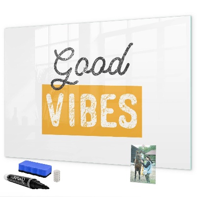 Tableau effaçable magnétique Des ondes positives et des souvenirs