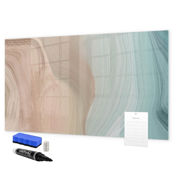 Tableau magnétique effaçable Tableau moderne pour notes et photos