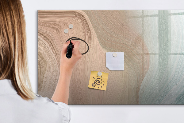 Tableau magnétique effaçable Tableau moderne pour notes et photos