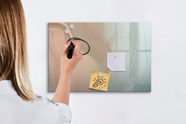 Tableau magnétique effaçable Tableau moderne pour notes et photos