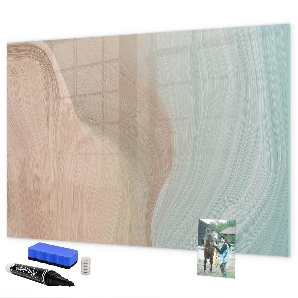 Tableau magnétique effaçable Tableau moderne pour notes et photos