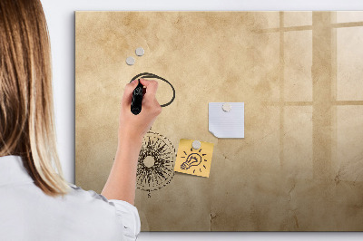 Tableau magnétique effaçable Un tableau élégant pour les notes et les photos