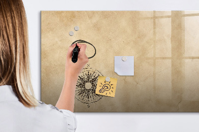 Tableau magnétique effaçable Un tableau élégant pour les notes et les photos