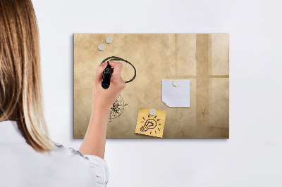 Tableau magnétique effaçable Un tableau élégant pour les notes et les photos