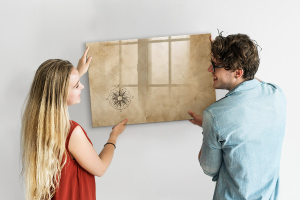 Tableau magnétique effaçable Un tableau élégant pour les notes et les photos