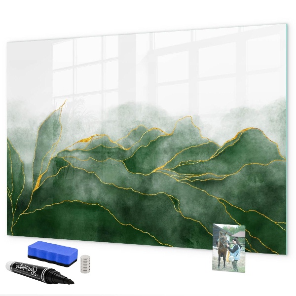 Tableau magnétique effaçable Tableau vert pour photos et notes