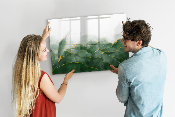 Tableau magnétique effaçable Tableau vert pour photos et notes