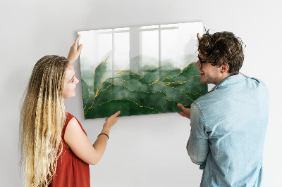 Tableau magnétique effaçable Tableau vert pour photos et notes
