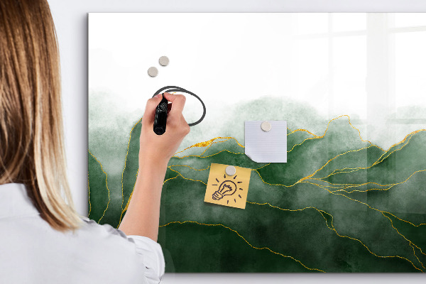 Tableau magnétique effaçable Tableau vert pour photos et notes