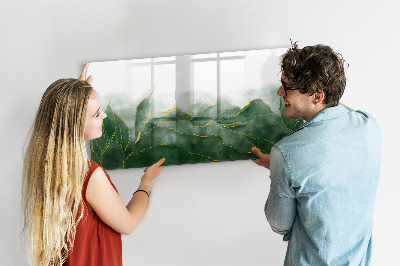 Tableau magnétique effaçable Tableau vert pour photos et notes