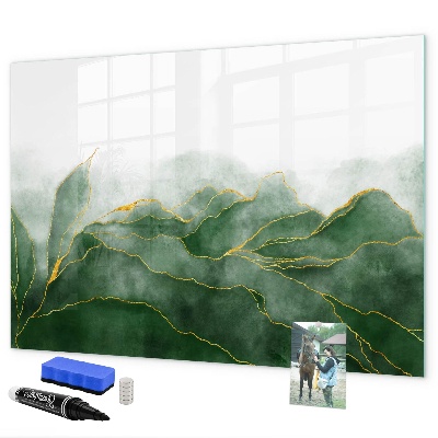 Tableau magnétique effaçable Tableau vert pour photos et notes
