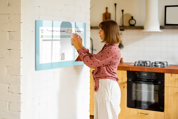 Tableau effaçable magnétique Planificateur de repas et liste de courses