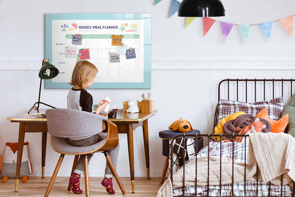 Tableau magnétique effaçable Planificateur de repas pour chaque semaine